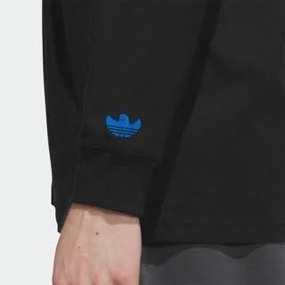 adidas アディダス シュムーフォイル マークゴンザレス 長袖Ｔシャツ コットン ブラック XL◆新品未使用タグ付正規品◆