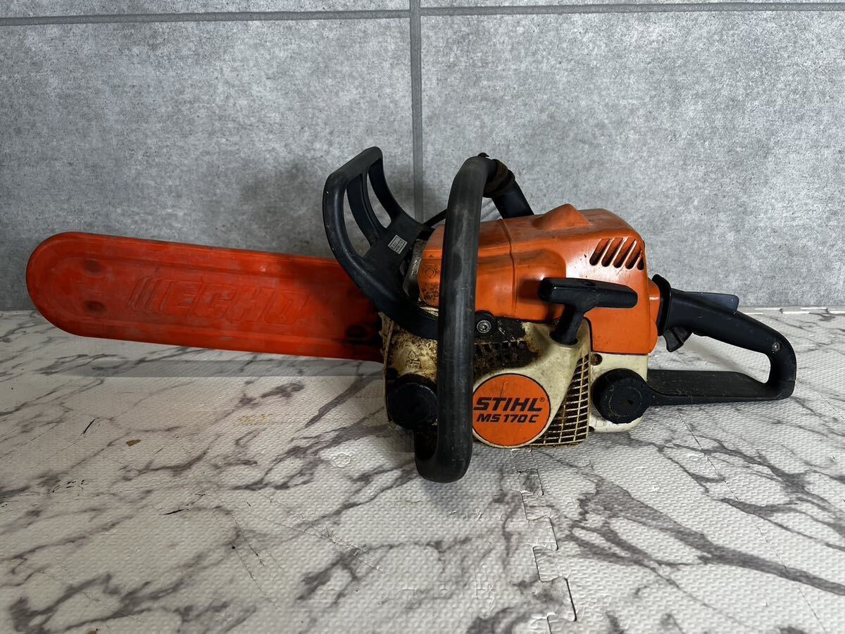 【0348】STIHL スチール　MS170C エンジンチェーンソー　エンジンチェンソー 伐採木