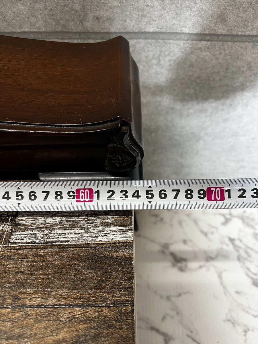 [0372]セイコー 置時計 日の出型 機械式 木製フレーム ゼンマイ式 ウエストミンスターチャイム 昭和レトロ SEIKO アンティーク の画像6