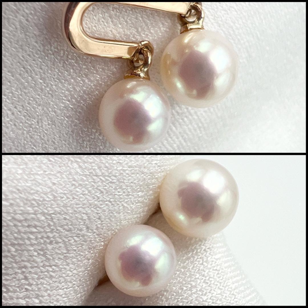 [ super-beauty goods ]tasakiTASAKI lady's earrings pearl Gold pearl K14