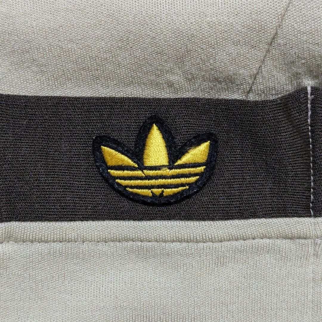 激渋 極美品】70s〜80s アディダス デサント製 襟付き メタル 激渋 極美品】70s〜80s アディダス デサント製 襟付き メタル