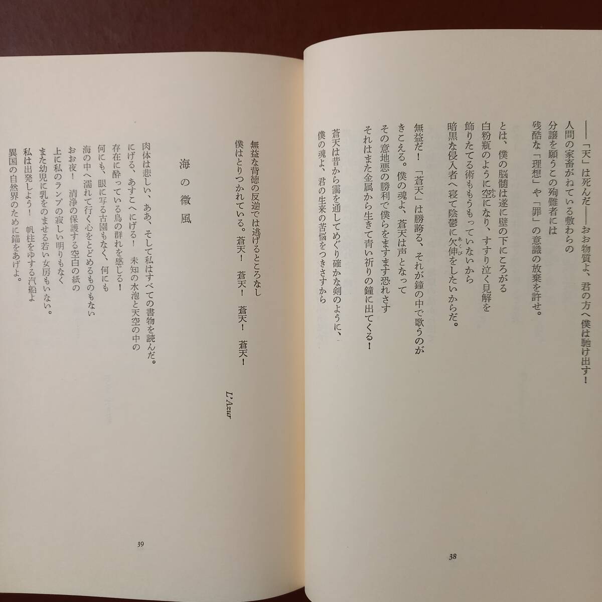 《2冊》加藤美雄 訳「マラルメ詩集」（彌生書房）、「マラルメ　ヴァレリー詩集」世界詩人全集10（新潮社）_画像8