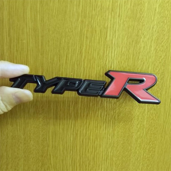 Type R （タイプR ）金属製３Dエンブレム Dタイプ 1枚の画像6