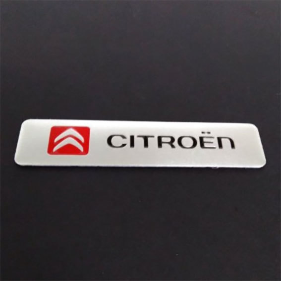 CITROEN 　シトロエン　　アルミニウムステッカー　1枚_画像1