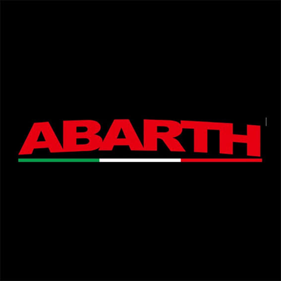 ABARTH アバルト ステッカーデカール RED（赤） ２枚セットの画像2