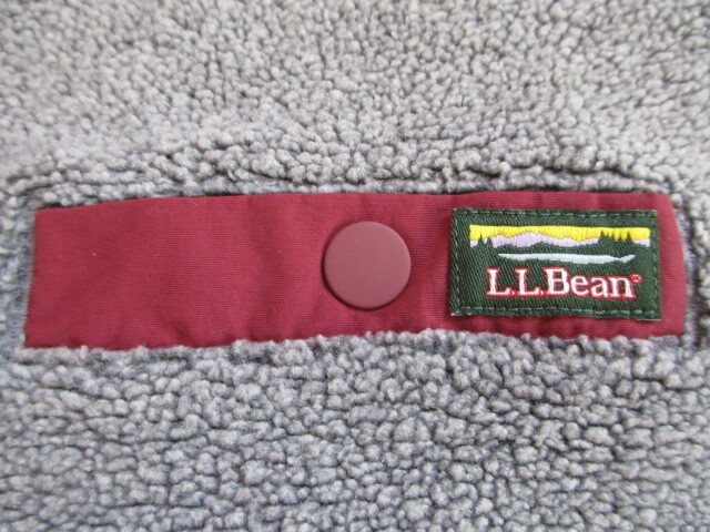 USA購入 L.L.BEAN フリース 前V スウェット 古着 VINTAGE ビンテージ OLD オールド OUTDOOR アウトドア クルーネック レギュラー シェルパ_画像4