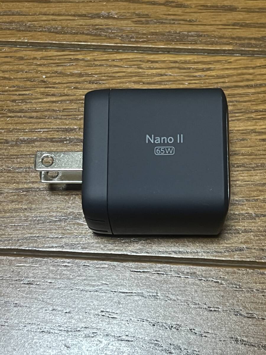 ANKER　Nano II 65W PD充電器 （A2663N11）USB-C 折りたたみ式プラグ_画像3