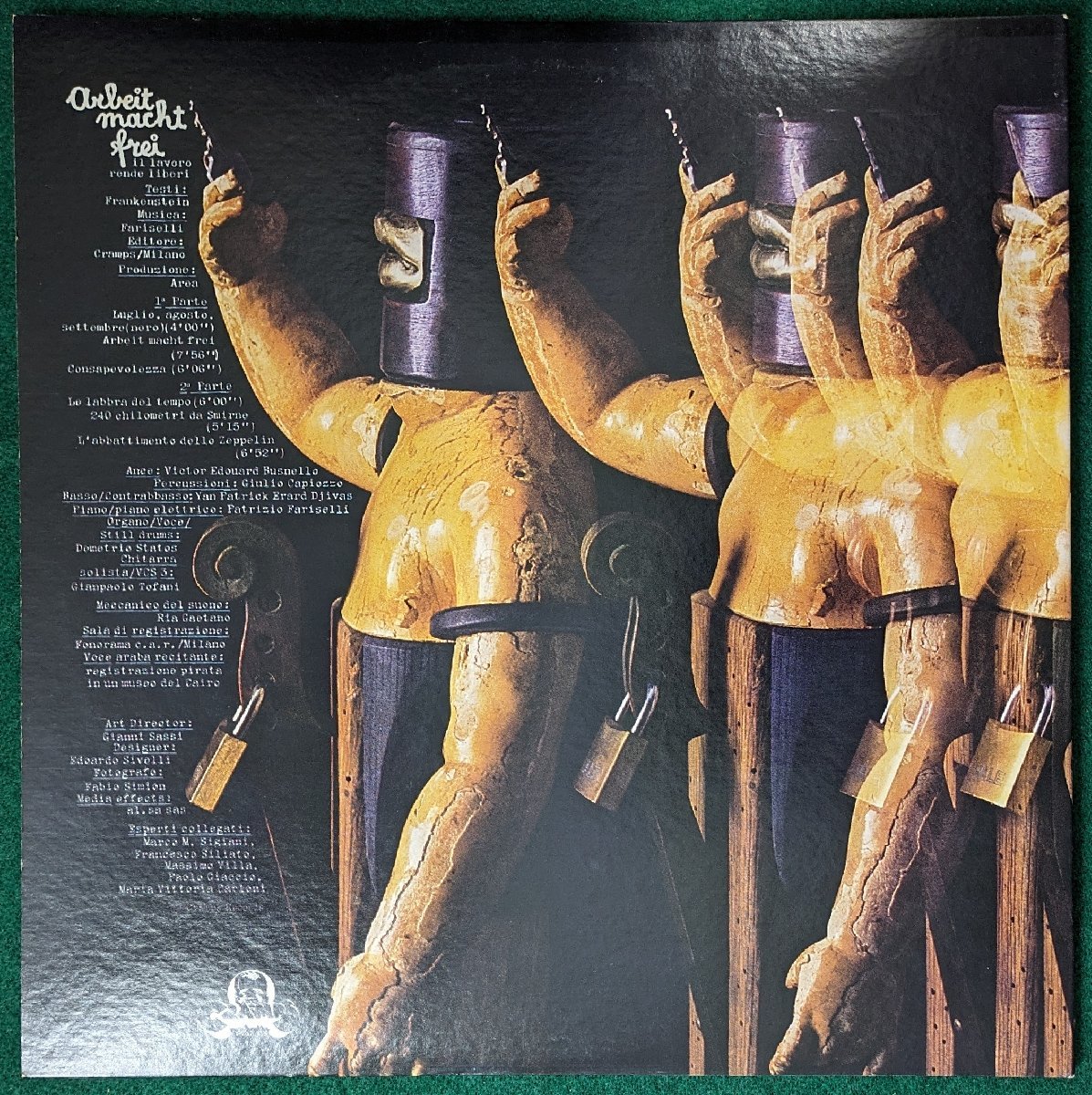 レア★中古LP「ARBEIT MACHT FREI(IL LAVORO RENDE LIBERI)」AREA / アレア_画像2