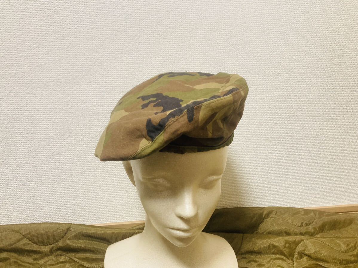 米軍放出品　ウッドランドベレー帽　ローカルメイド　Lサイズ(57〜59cm)_画像1