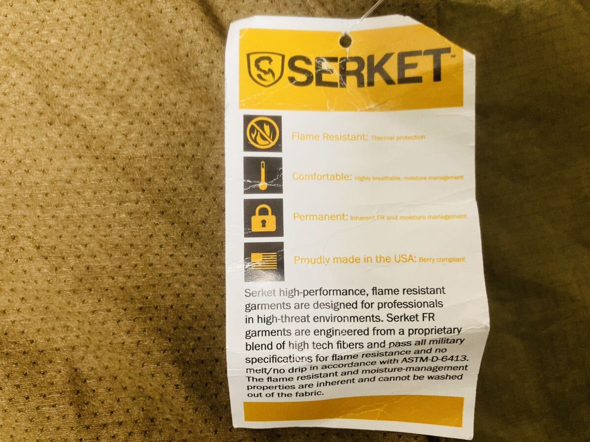 米軍放出品 新品未使用 SERKET製コンバットシャツ マルチカムML 米軍放出品 新品未使用 SERKET製コンバットシャツ マルチカムML
