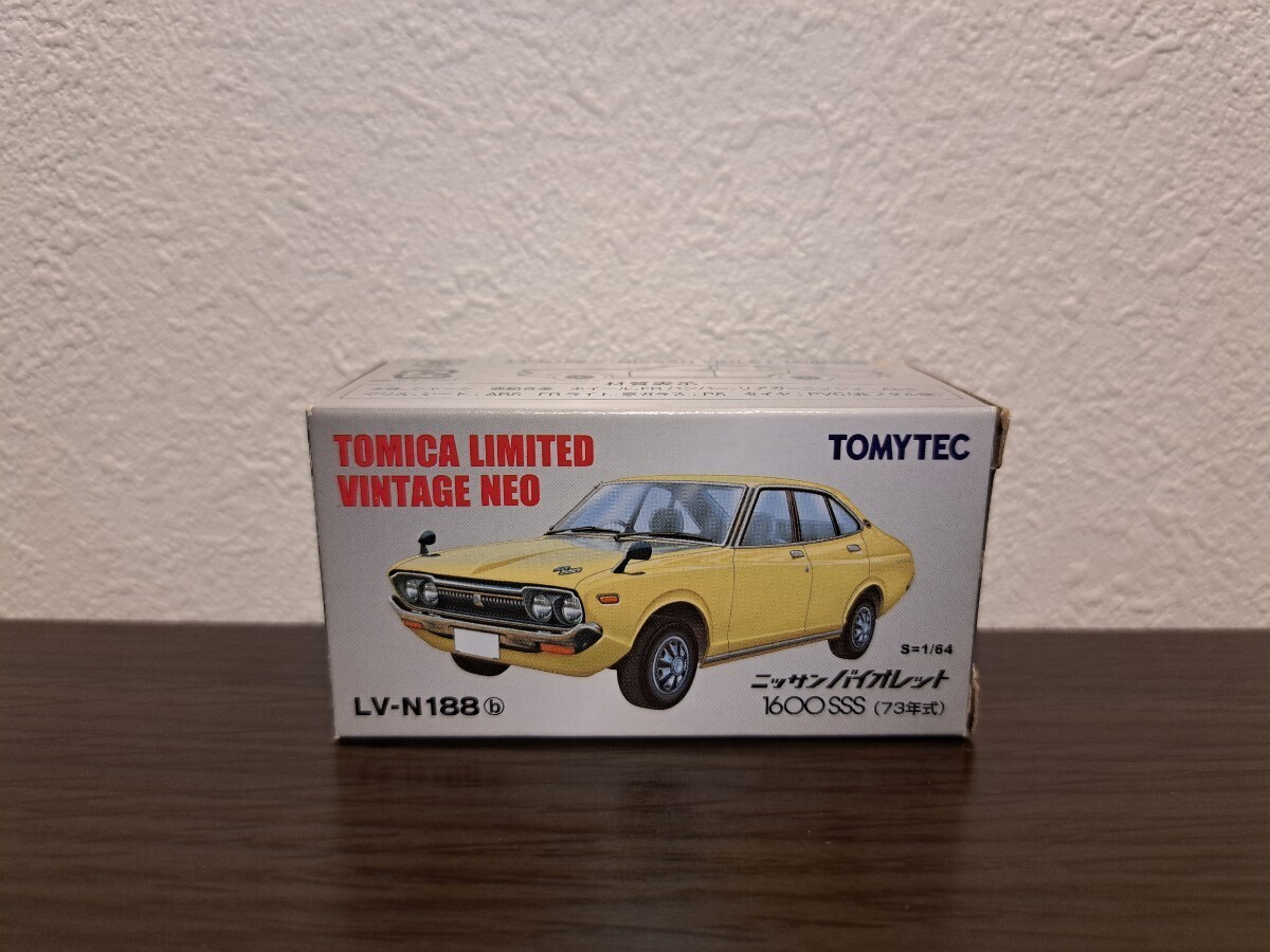 【未使用】 トミカ リミテッド ヴィンテージ ネオ ニッサン バイオレット 1600SSS (73年式) LV-N188 新品_画像1