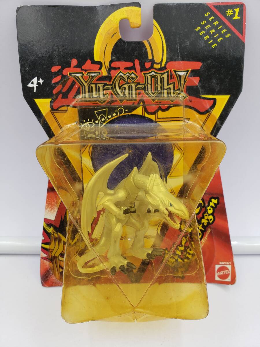 即決 新品 未開封 遊戯王 Yu-Gi-Oh! コレクションシリーズ1 青眼の白龍 フィギュア 北米版 英語版 マテル Mattel 当時物_画像2