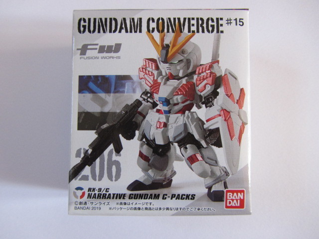 ガンダムコンバージ GUNDAM CONVERGE ナラティブガンダム 第#15弾 206番の画像1