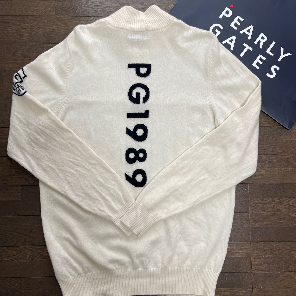 送料無料PEARLY GATESパーリーゲイツMENS羊毛カシミヤHALFZIP 送料無料PEARLY GATESパーリーゲイツMENS羊毛カシミヤHALFZIP