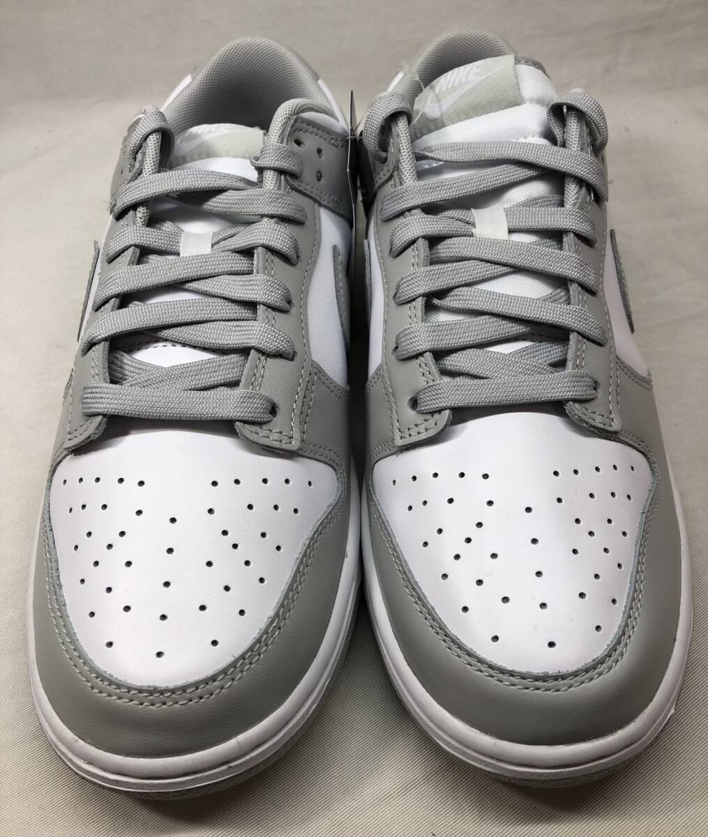 ■未使用 NIKE DUNK LOW RETRO Grey Fog ナイキ ダンクロー レトロ グレー フォグ DD1391-103 27cm ●240323_画像2