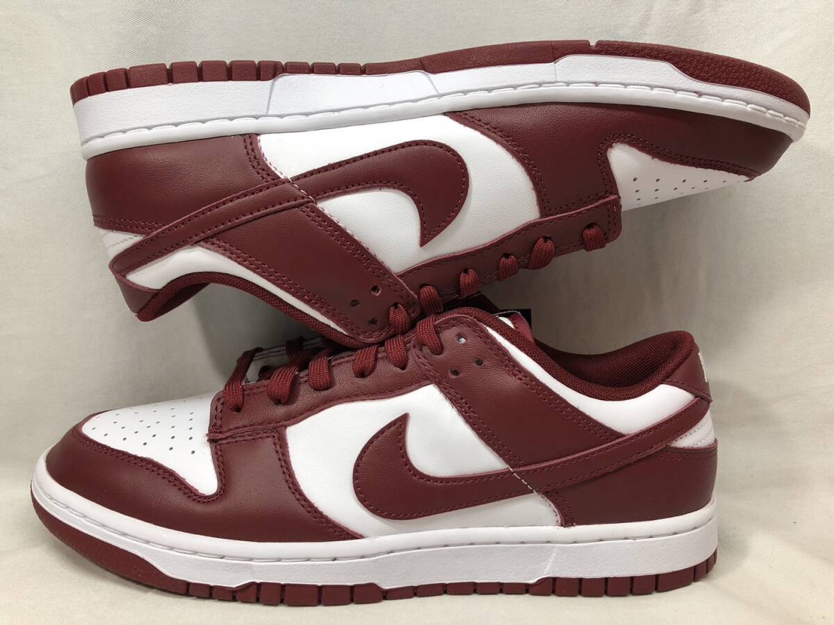 ■未使用 Nike Dunk Low Retro Team Red ナイキ ダンクロー レトロ チーム レッド DD1391-601 28.5cm ●240322_画像4