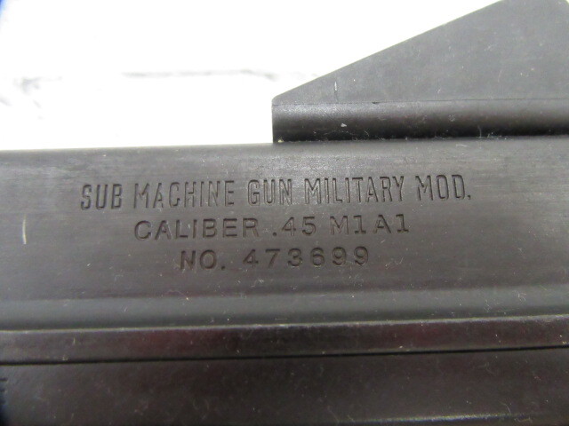 〇 東京マルイ トンプソンM1A1 CALIBER.45 M1A1 No.473699 サブマシンガンの画像2