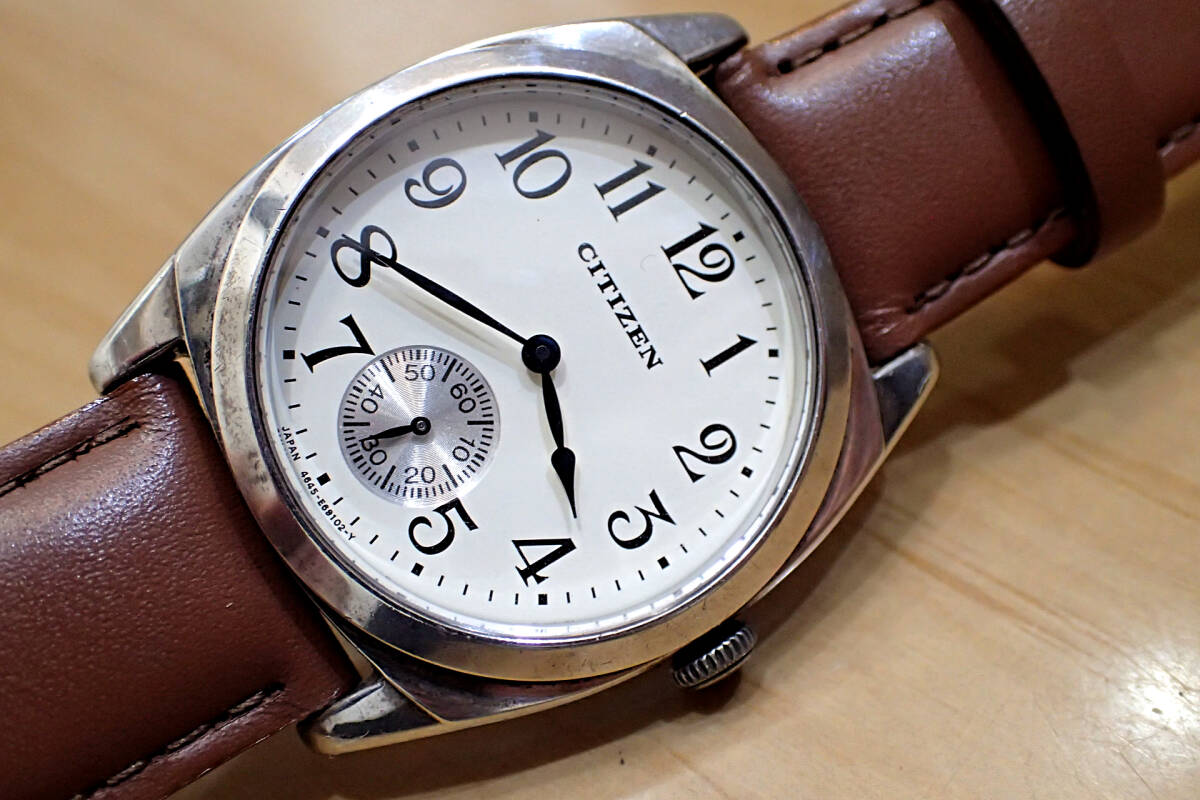 激レア シチズン ◆ 1938モデル/限定復刻版 銀無垢/ＳV925 メンズ腕時計_画像1