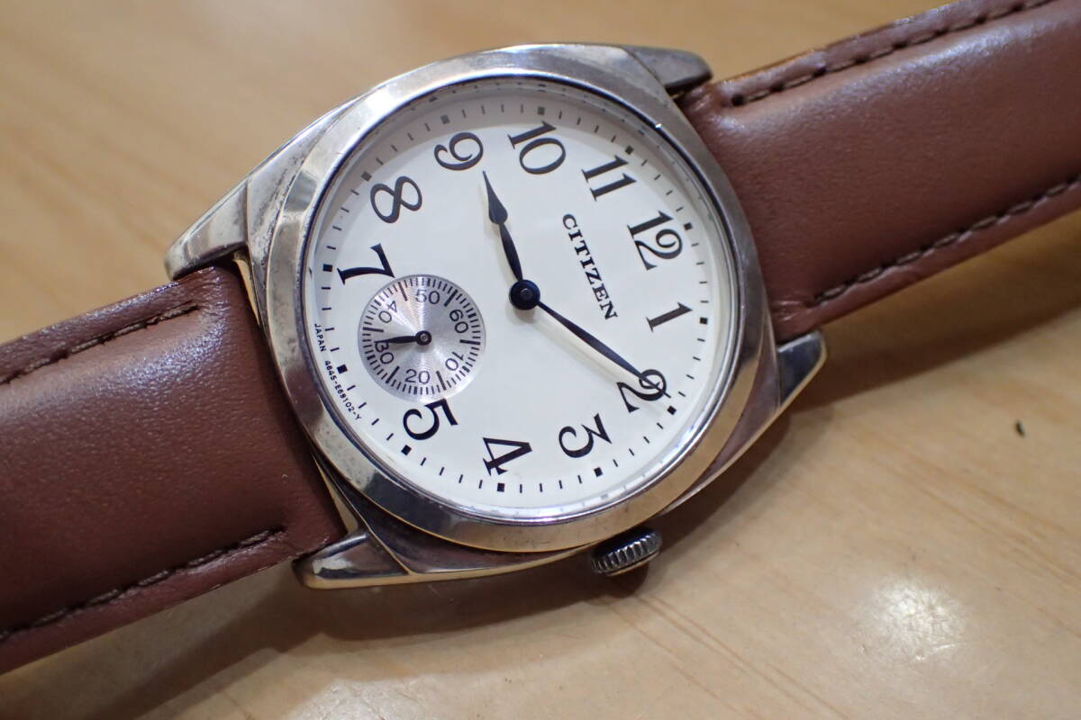激レア シチズン ◆ 1938モデル/限定復刻版 銀無垢/ＳV925 メンズ腕時計_画像3