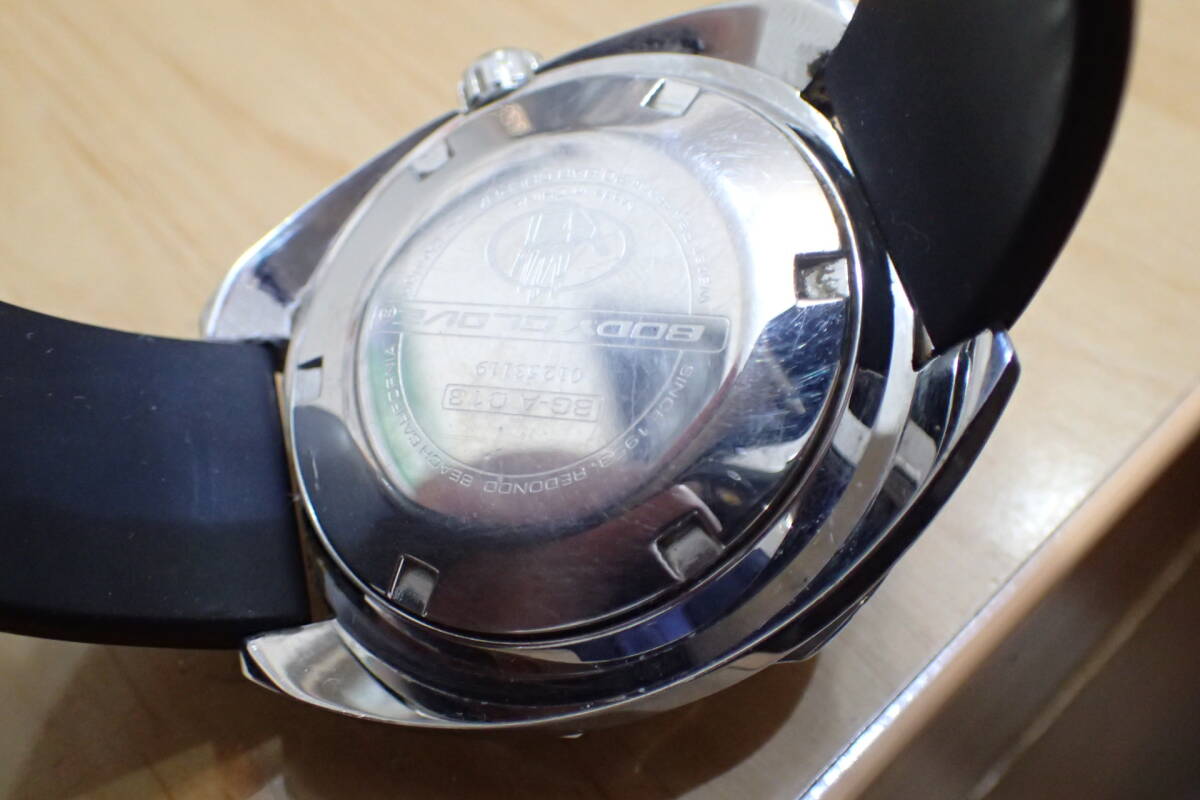 時計店在庫 BODY GLOVE/ボディーグローブ ◆ ダイバーウォッチ デイデイト表示 メンズ腕時計の画像3