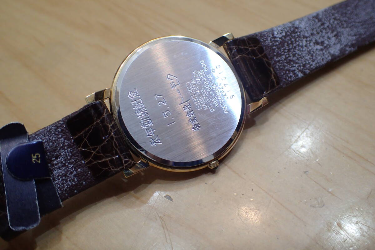 未使用 SEIKO/セイコー ドルチェ ◆ 9531-6020 梨地文字盤 メンズ腕時計_画像8