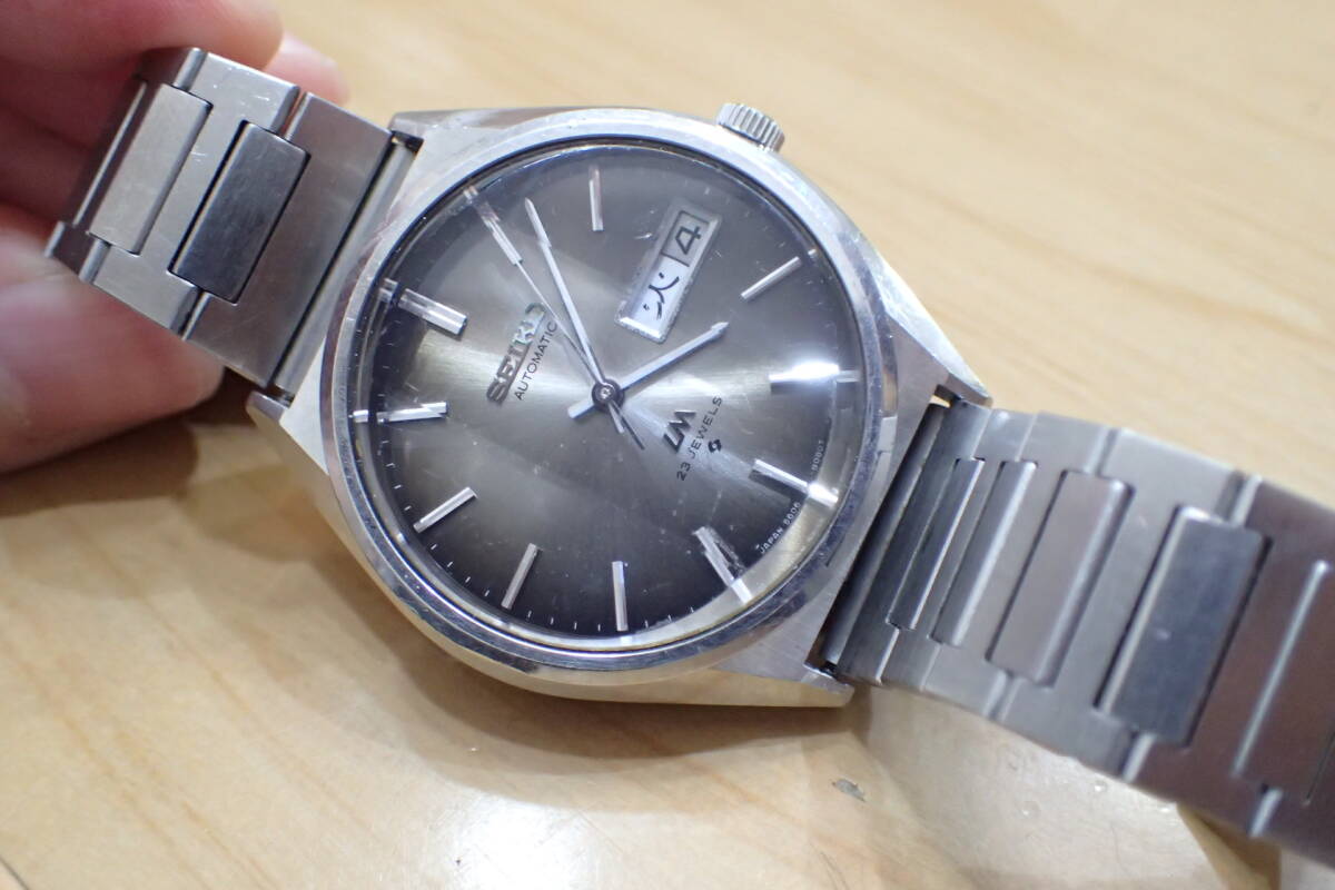 時計店在庫 ◆セイコー/SEIKO ロードマチック ◆ カットガラス/ブラウングラデーション 5606-8130 デイデイト メンズ自動巻き腕時計の画像6