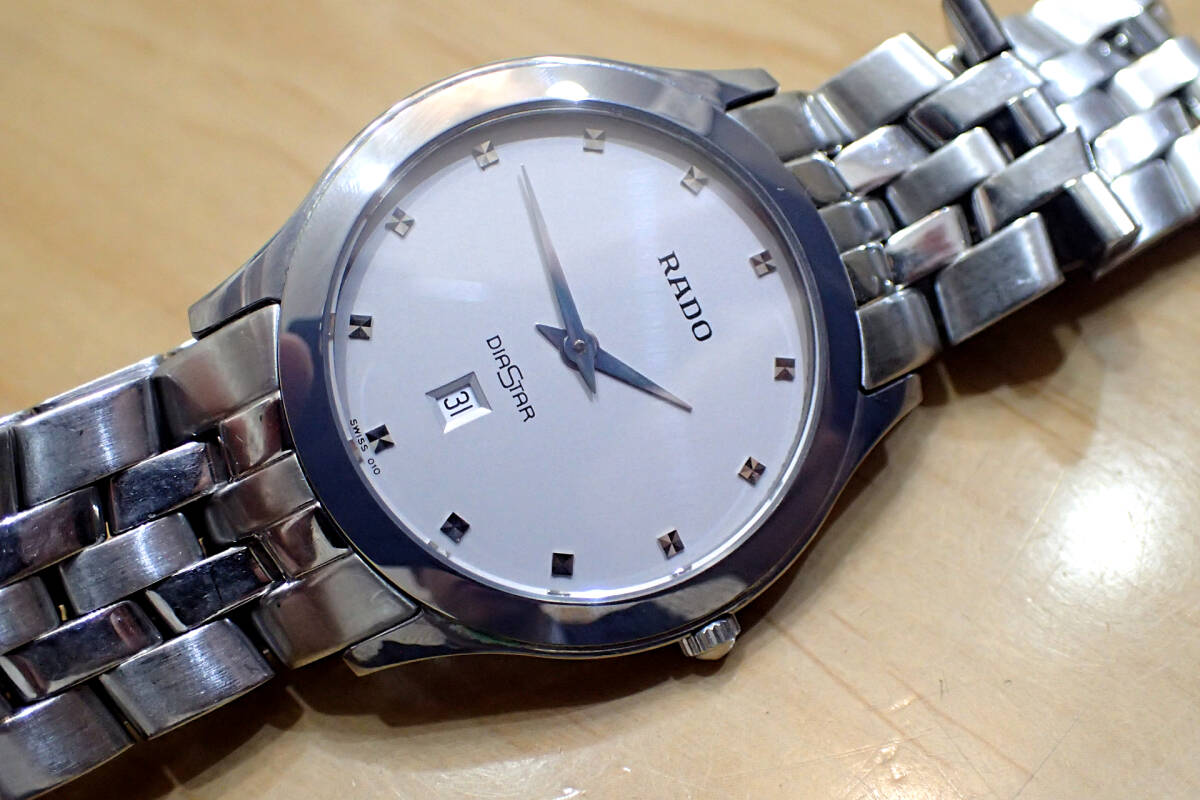 RADO/ラドー DIASTAR/ダイアスター◆ 160.0440.3 超硬ケース？ ブレスレットモデル メンズ腕時計の画像1