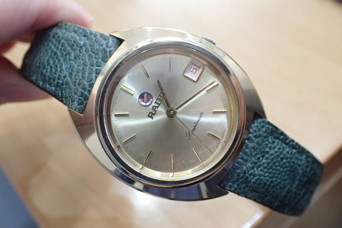 時計店在庫/長期保管 RADO/ラドー ◆ Simplonauto シンプロンオート 自動巻きアンティーク メンズ腕時計の画像7