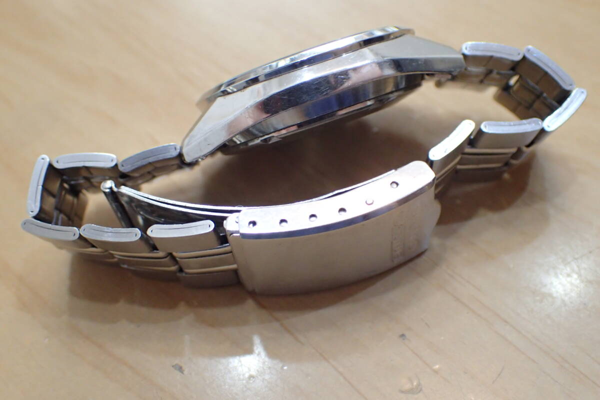時計店在庫/長期保管 セイコー/SEIKO 5アクタス SS◆ グリーン文字盤 自動巻きアンティーク メンズ腕時計の画像4