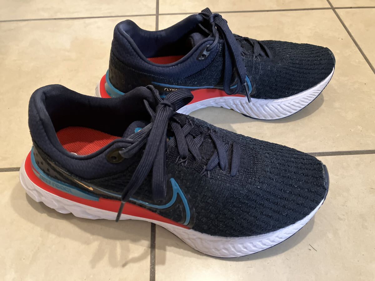 Nike React Infinity Run インフィニティラン Flyknit 3 メンズ 25.5cm ランニング マラソン 美品中古　スニーカー_画像5