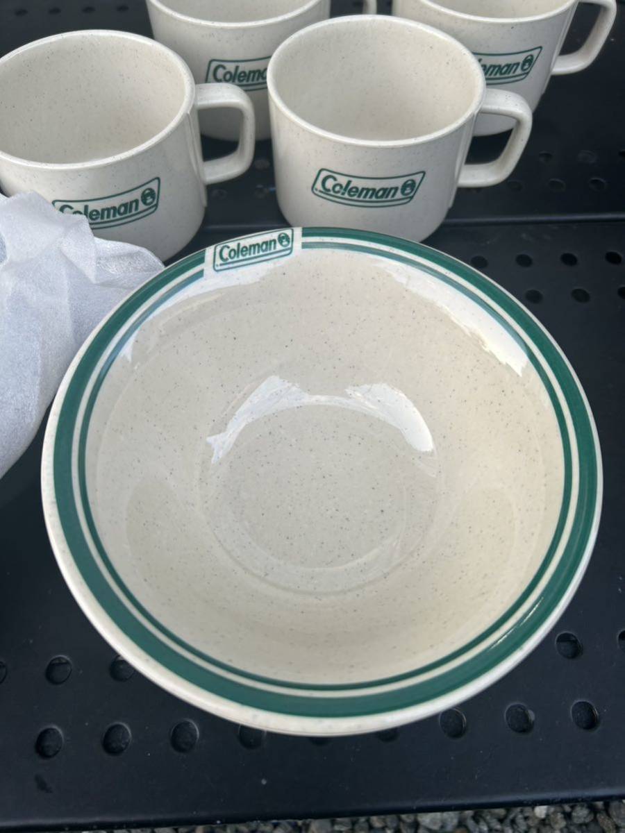 コールマン メラミンテーブルウェアセット 食器 マグカップ カップ 皿 セット Coleman キャンプ アウトドア の画像4