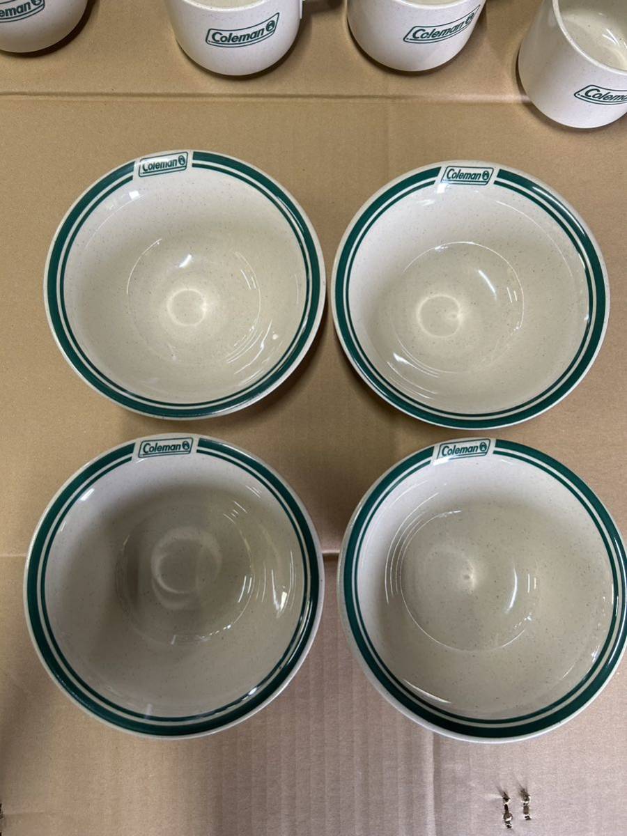 コールマン メラミンテーブルウェアセット 食器 マグカップ カップ 皿 セット Coleman キャンプ アウトドア の画像9