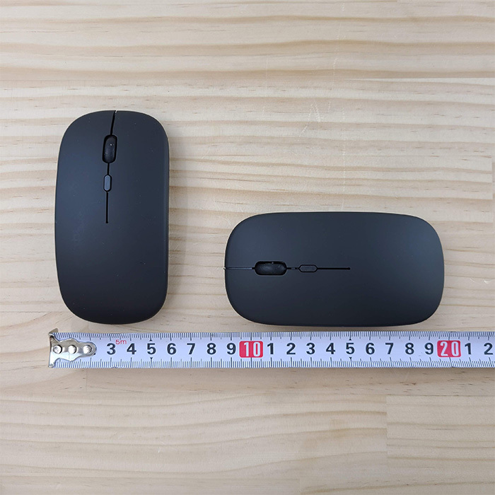 ワイヤレスマウス 3個セット USBレシーバー Bluetooth パソコン コンパクト 薄型 軽量 静音設計 充電式 2.4GHz 携帯に便利 USB ブラック_画像7