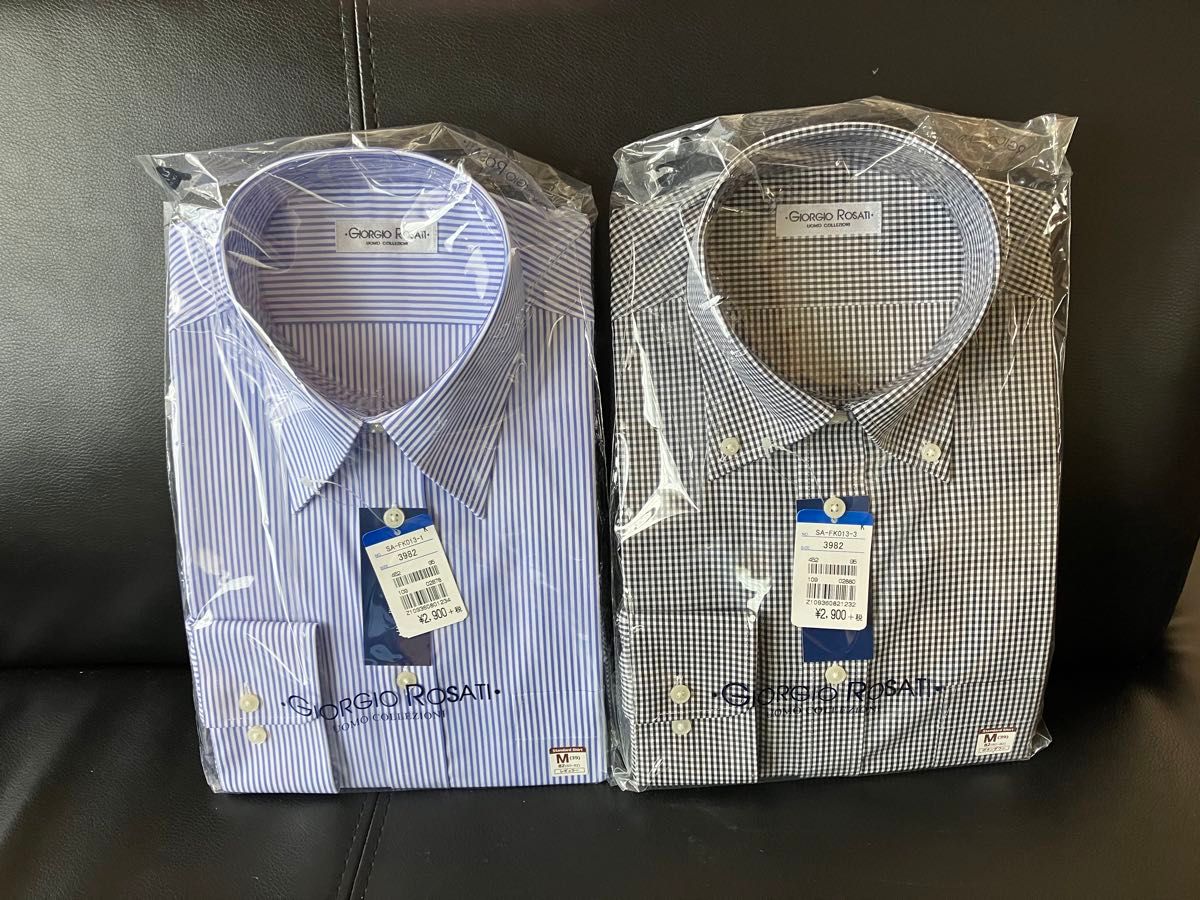【新品未使用】 Yシャツ 長袖 4着セット 形態安定 ワイシャツ ビジネス サイズ M