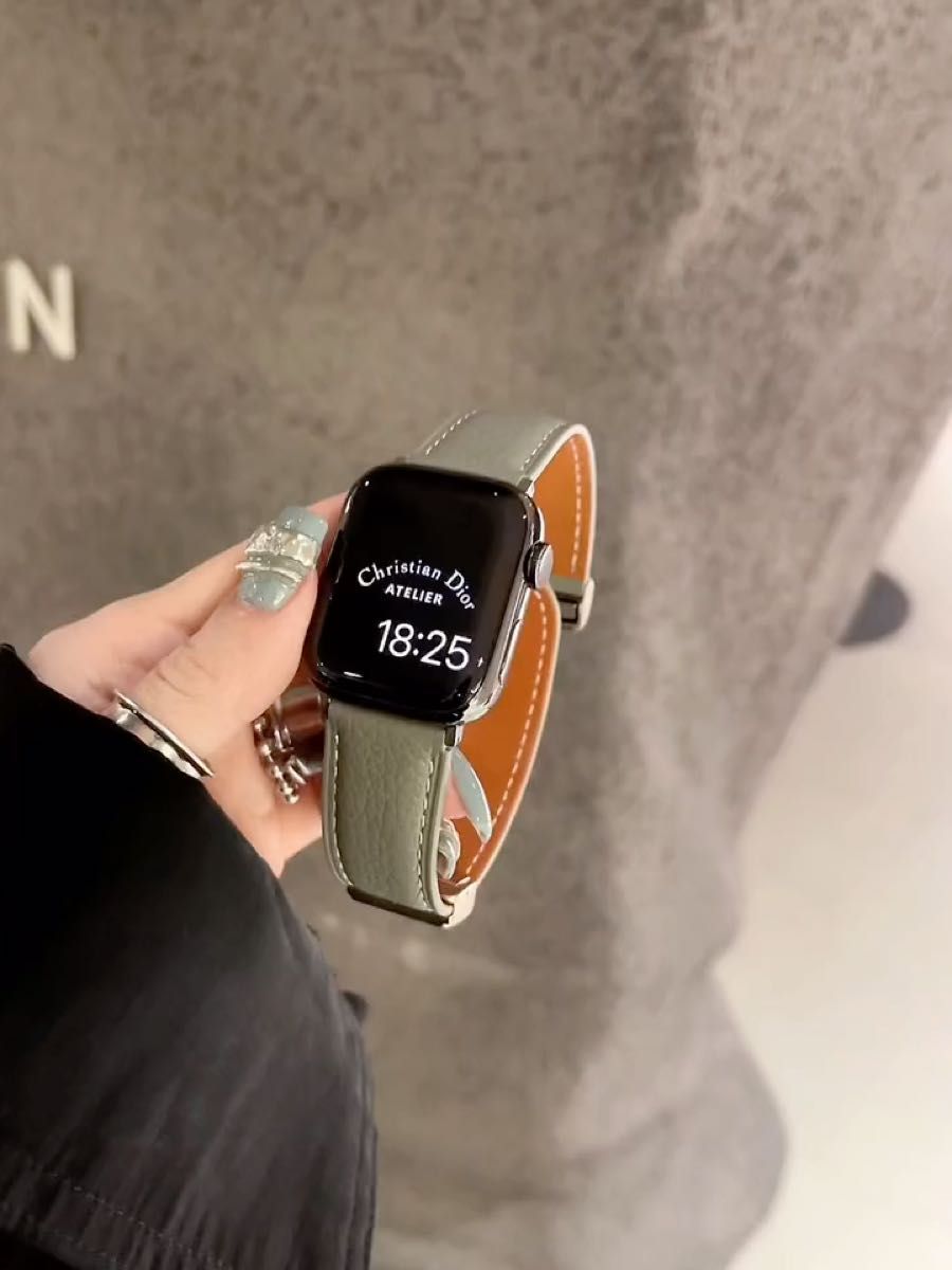 Apple Watch アップルウォッチ 本革ベルト　バンド レディース