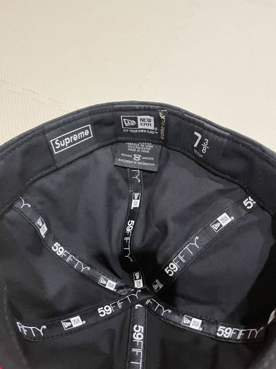 中古 supreme NewEra GORE-TEX CAP シュプリーム ニューエラ ゴアテックス キャップ 7 3/8 58.7㎝_画像3