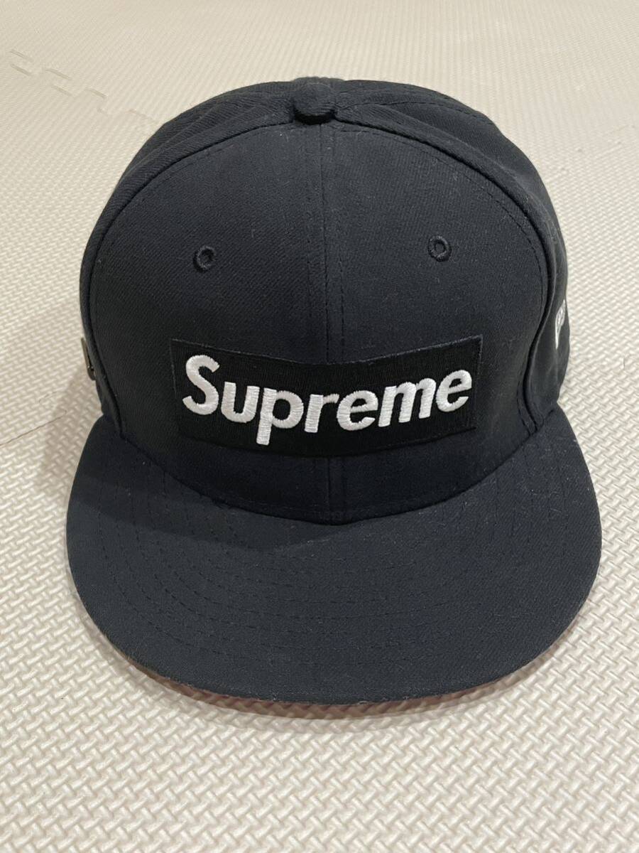 中古 supreme NewEra GORE-TEX CAP シュプリーム ニューエラ ゴアテックス キャップ 7 3/8 58.7㎝_画像1