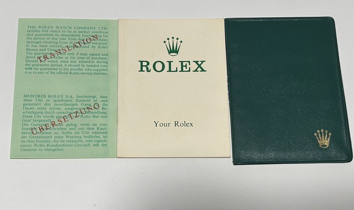 希少 ROLEX ロレックス 冊子 YOUR ROLEX OYSTER冊子 ヴィンテージ 説明書 英語表記 1974年の画像1