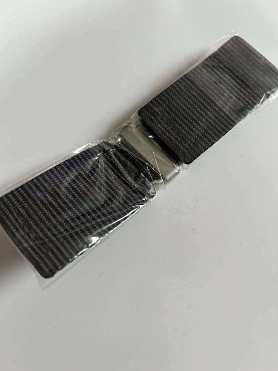 ベルアンドロス ベル&ロス Bell&Ross ナイロンベルト ブラックカラー ベルト 腕時計用ベルト BR03 BR01 純正品 24mm 未使用品の画像2