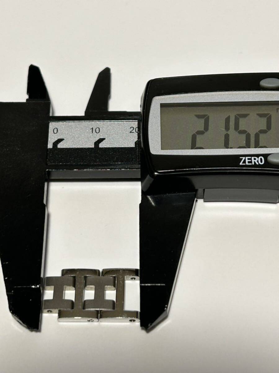 エルメス HERMES クリッパー コマ 新型 腕時計用ベルト 駒 パーツ ベルト 腕時計 ネジ付属 SS ステンレススチール 純正品 12mm レディースの画像6