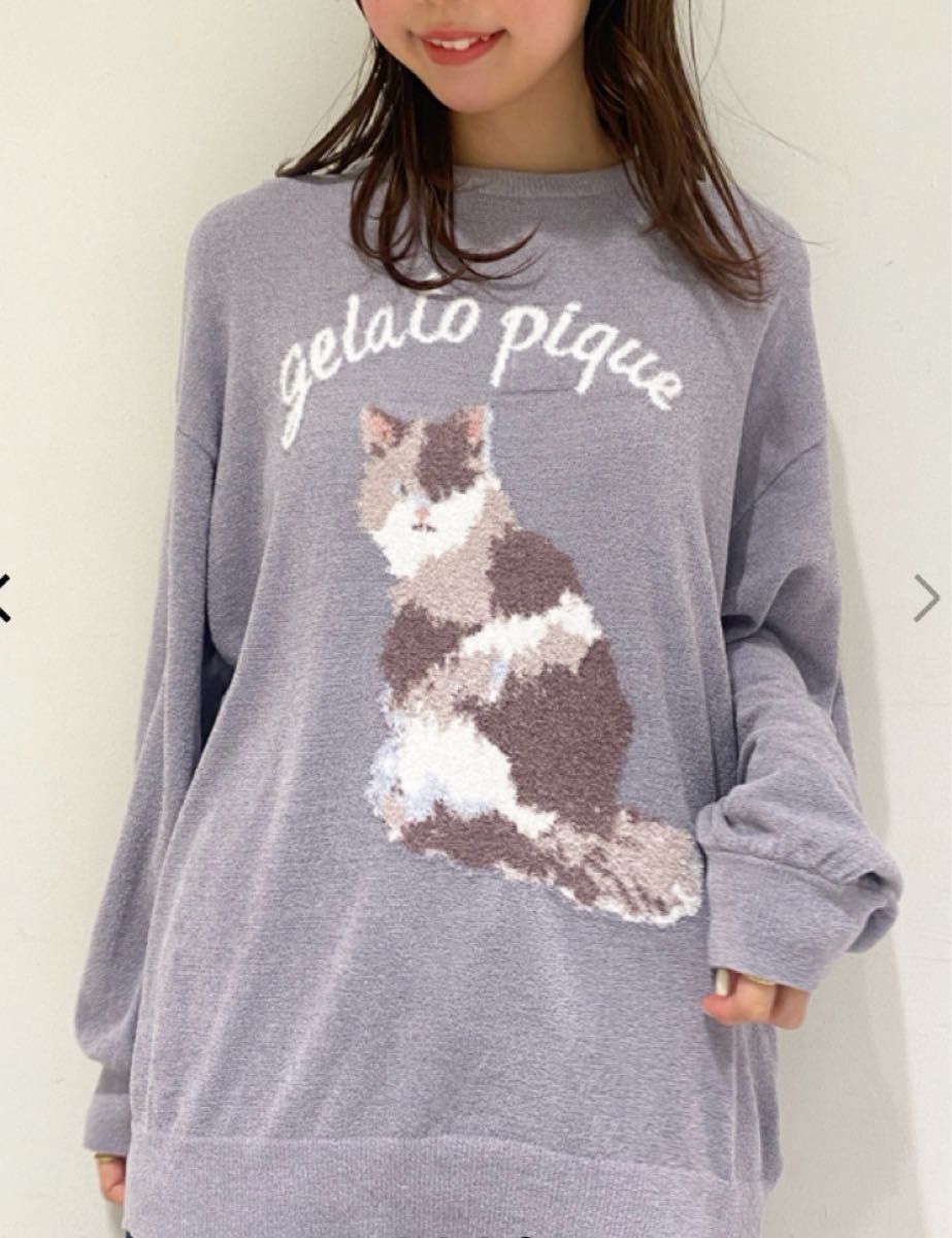 ジェラートピケ ねこジャガードプルオーバー|Yahoo!フリマ(旧 ジェラートピケ ねこジャガードプルオーバー|Yahoo!フリマ(旧