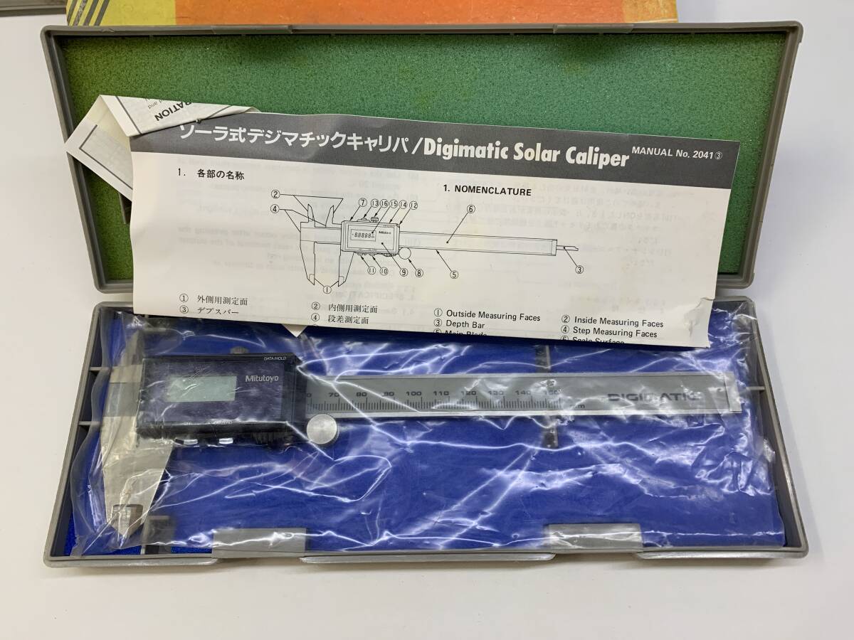 ミツトヨ MITUTOYO ソーラー式 測定器 デジマチックキャリパ CD ミツトヨ MITUTOYO ソーラー式 測定器 デジマチックキャリパ CD