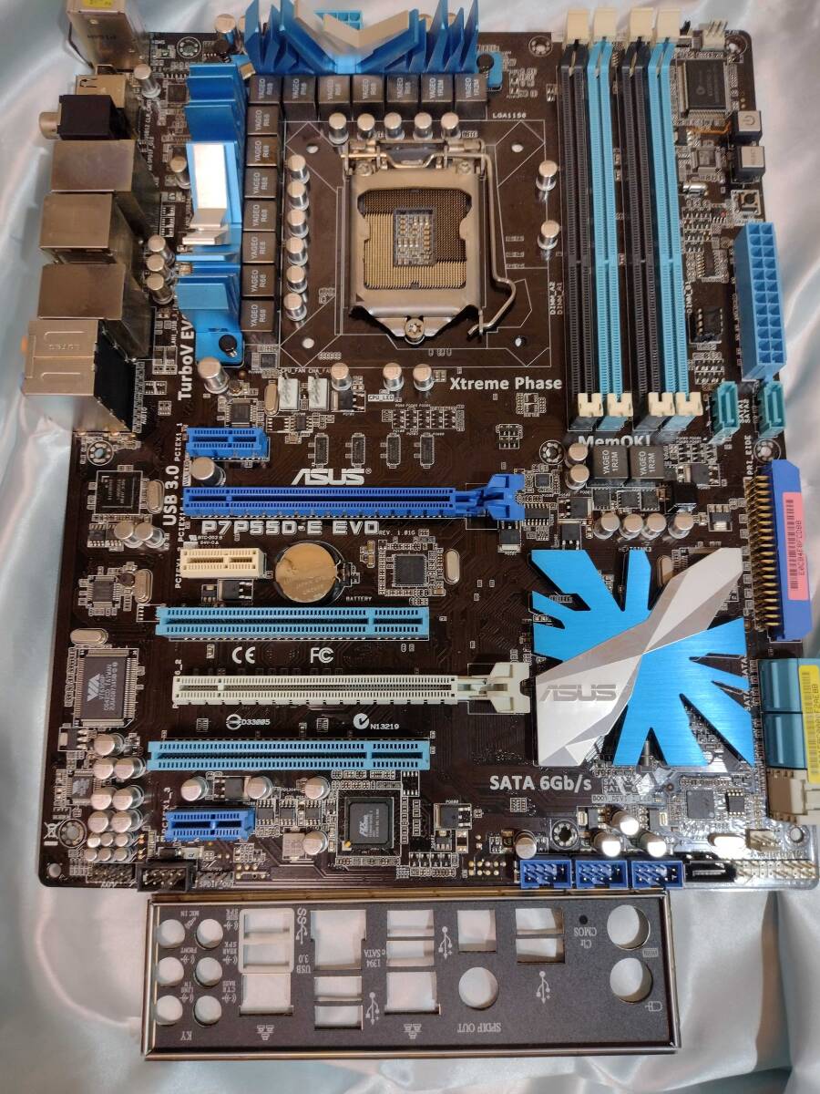 中古動作品：ASUS P7P55D-EVO