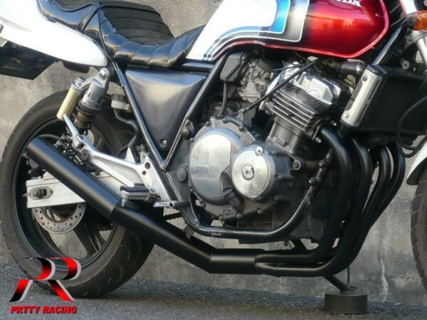 HONDA CB400SF NC31 R/S ショート管 70π マフラー ブラック_画像2