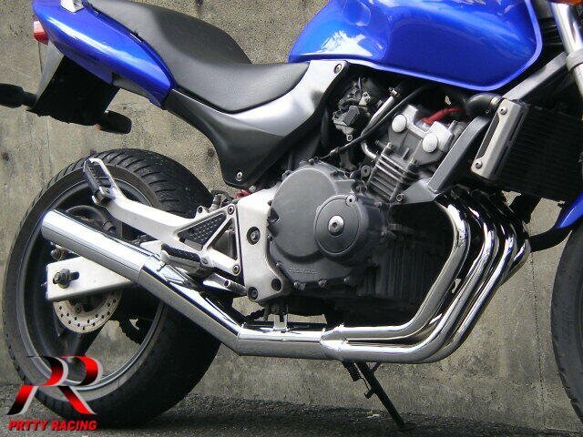 HONDA ホーネット250 ショート管 PRETTY マフラー メッキの画像1