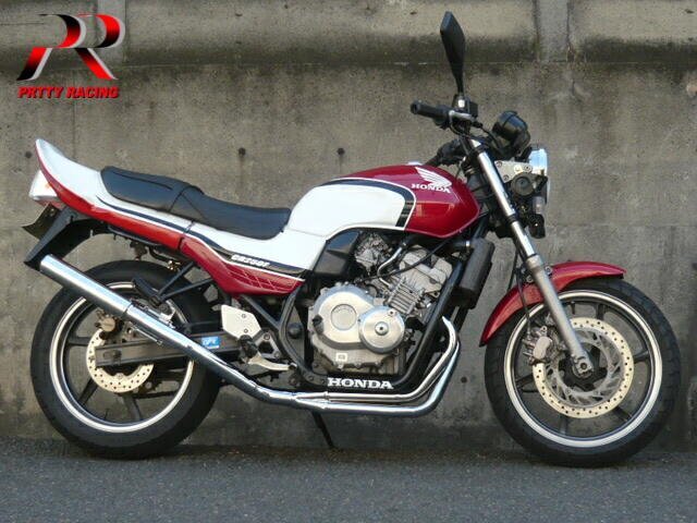 プリティー HONDA JADE ジェード250 4-1管 50.8π ALサイレンサー タイプ2 PRETTY マフラー メッキ_画像3