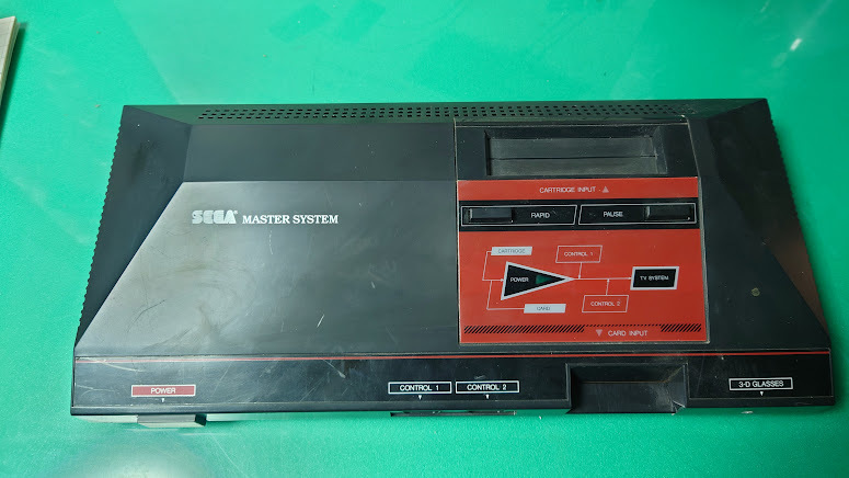 MS マスターシステム MASTER SYSTEM 本体 MK-2000 　動作確認済 セガ SEGA 外箱説明書ハガキ付_画像2