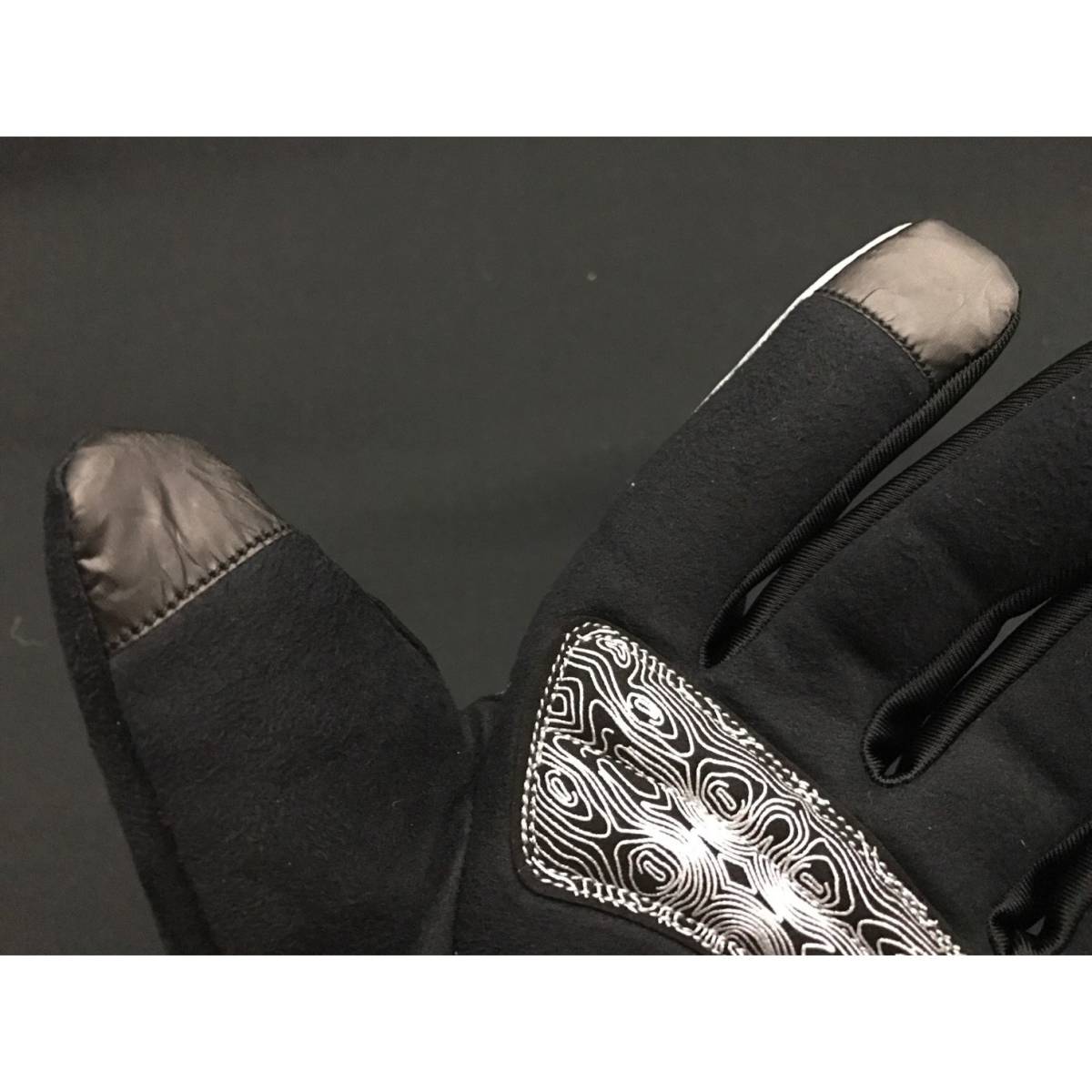 【売れ筋】防風グローブ サイクリング パッド付き ブラック 黒 スマートフォン対応　秋冬手袋 XL_画像5