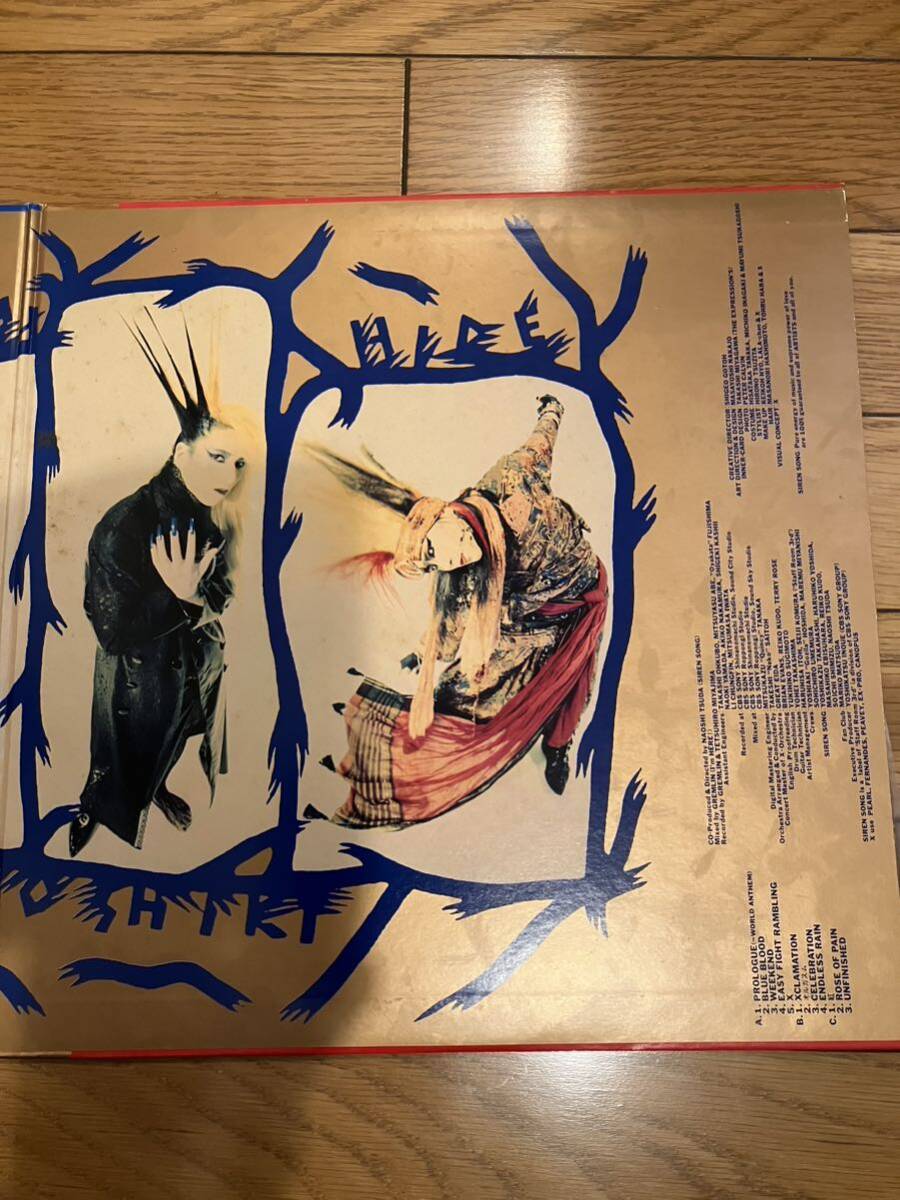 Ｘ  (X Japan) Blue Blood 限定レコード盤の画像4