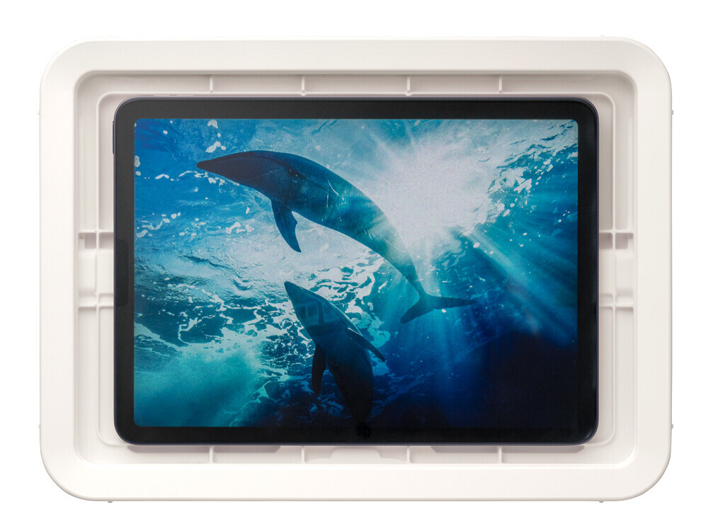 リズム（RHYTHM）タブレット防水ケース 日本製 お風呂 ipad対応 スタンド付 防水 IPX7 角度調節可能 MAGCASE T 9YY019RH_画像2